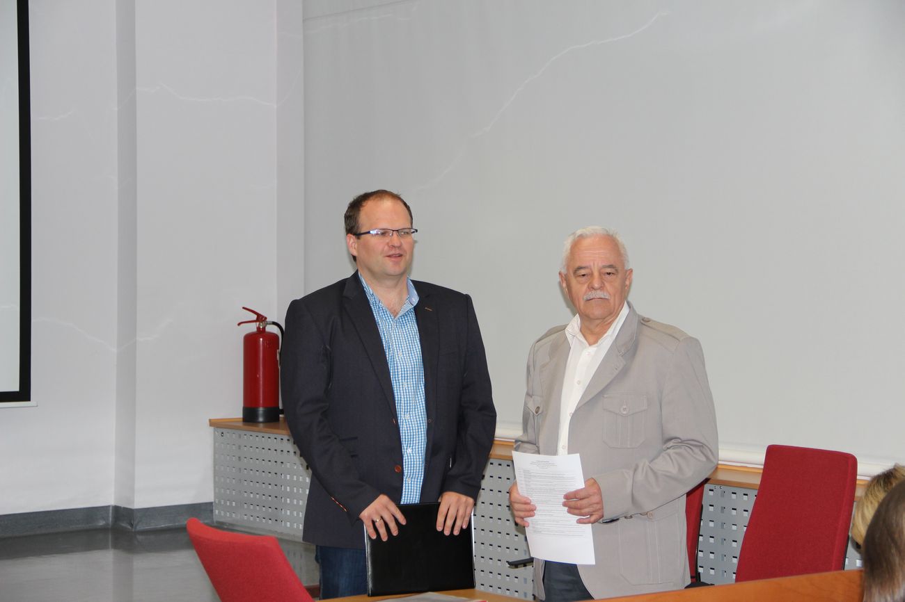 Forum Doktorantów - prof. M. Arabski, prof. S. Huruk